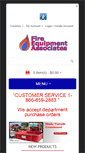 Mobile Screenshot of fireequipmentassociates.com